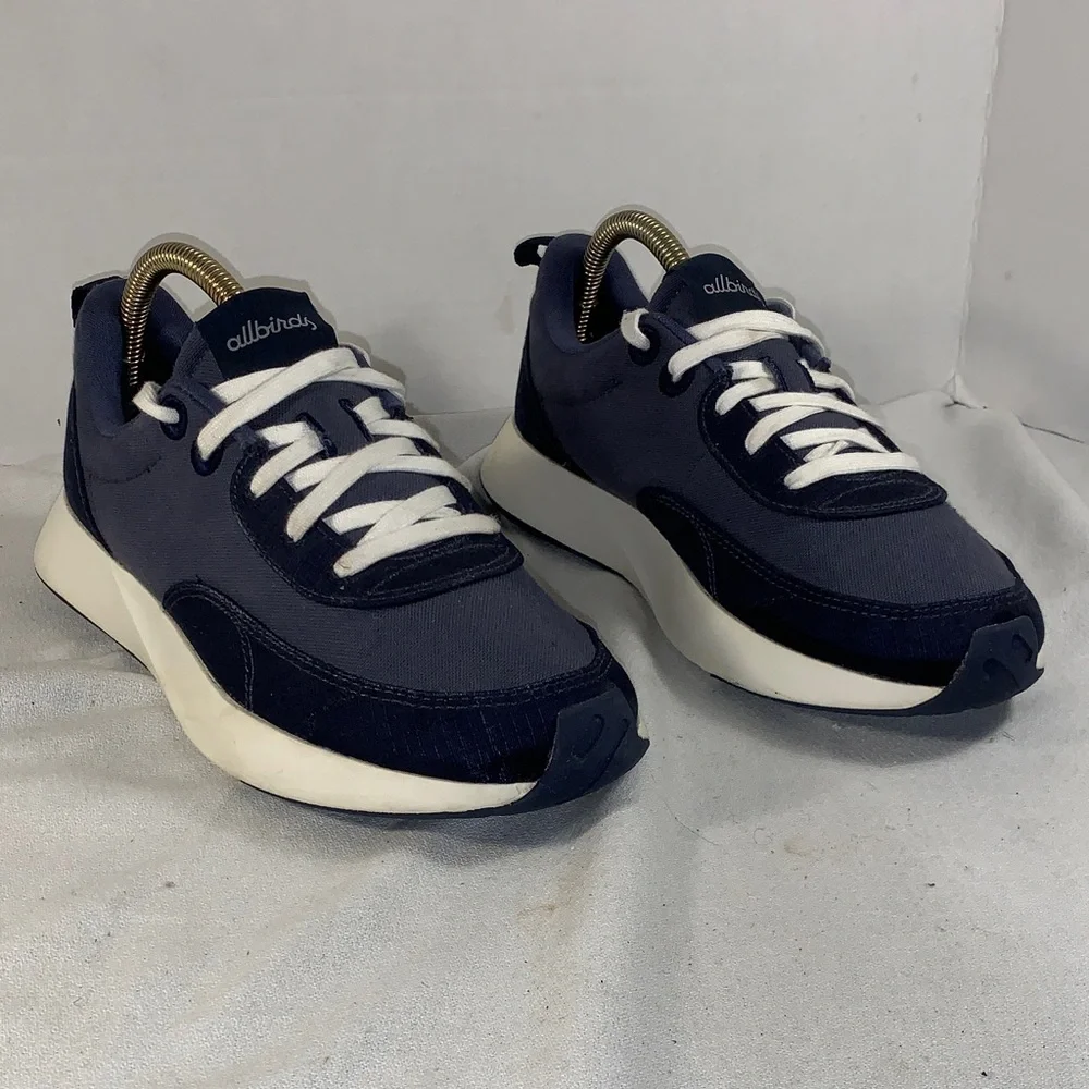 Allbirds Men's ‘Courier’ Navy/White Low-Top Sneakers